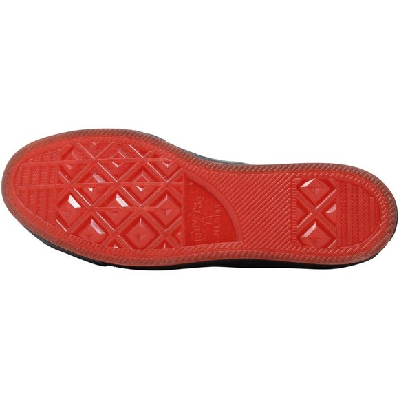 Men's Chuck 70 Hi Black/Black/Chile Red 170584C - Picture 8 of 8